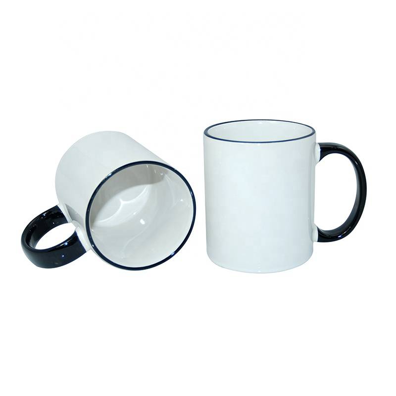 11oz Rim Handle Color Mug