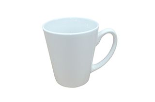 12oz White Latte Mug