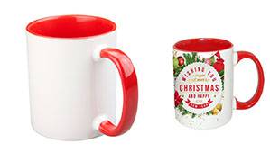 11oz Inner Handle Color Mugs