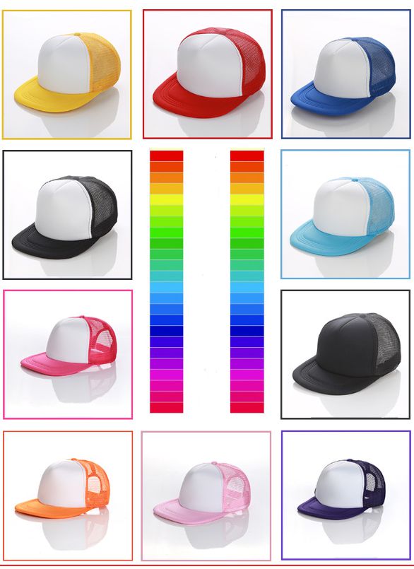 sublimation blank mesh hat 